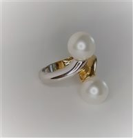 Ringe Guerretta Gioielli Dame Anello Perla in Gold Perla GUERR133 - GUERR133